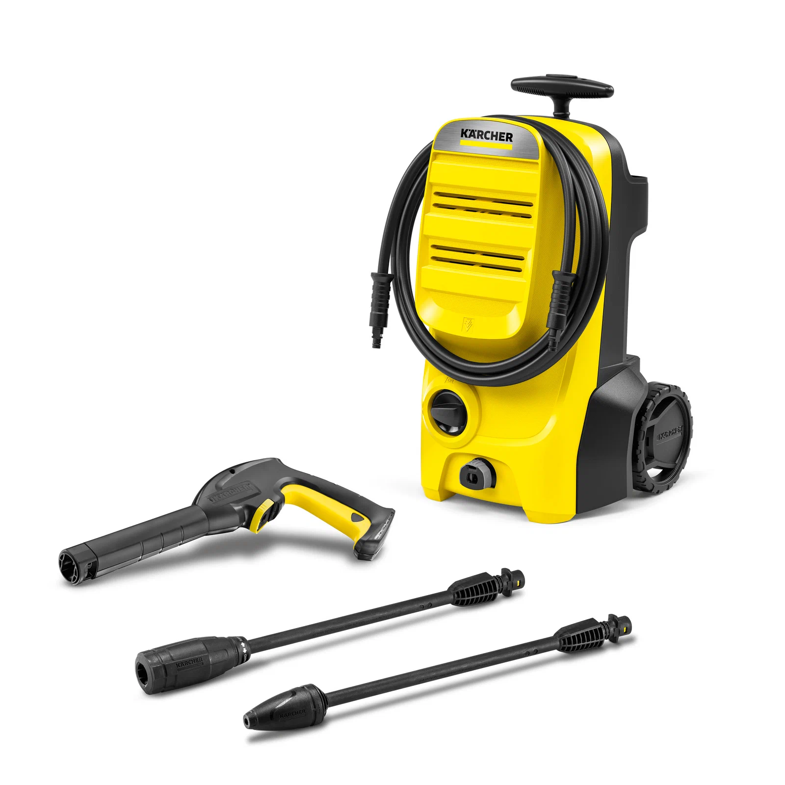 Минимойка KARCHER K 4 Classic, 128 атм, 420 л/ч, шланг 6 м, сетевой шнур 5 м, корпус насоса пластик, 4.57 кг (1.679-420.0)