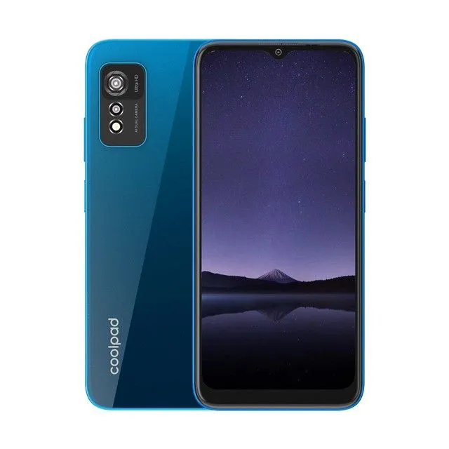 Смартфон COOLPAD CP12P, 6.5 1600x720 IPS, MediaTek Helio P22, 4Gb RAM, 128Gb, 3G/4G, Wi-Fi, BT, 2xCam, 2-Sim, 4500 мА⋅ч, USB Type-C, Android 13, темно-синий (A10400057)