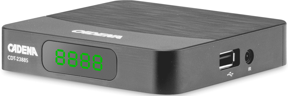 ТВ приставки Приставка для цифрового ТВ Cadena CDT-2388S, DVB-T2/DVB-T, HDMI, RF (046/91/00055675)