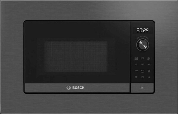 Микроволновая печь встраиваемая Bosch BEL623MD3 20 л, 800 Вт, гриль, серый/черный (BEL623MD3 )