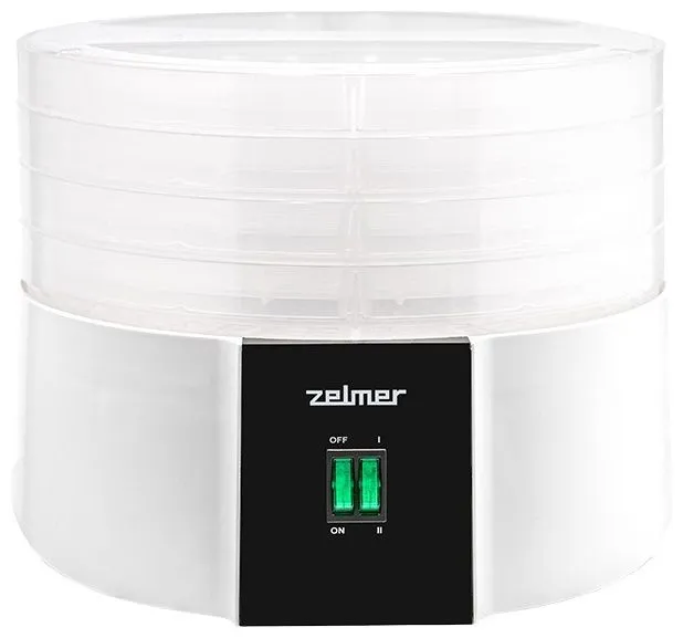 Сушилка для овощей и фруктов Zelmer ZFD1010, 540 Вт, 35 - 60 °C, белый (72505424P)