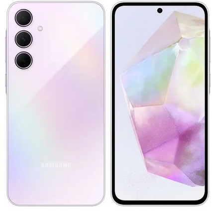 Смартфон Samsung Galaxy A35 5G, 6.6 2340x1080 AMOLED, Samsung Exynos 1380, 8Gb RAM, 256Gb, 3G/4G/5G, NFC, Wi-Fi, BT, 3xCam, 2-Sim, 5000 мА⋅ч, USB Type-C, Android 14, фиолетовый (SM-A356ELVGSKZ)