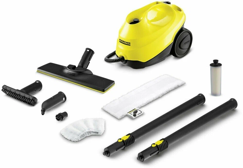   E2E4 Пароочиститель KARCHER SC 3 EasyFix 1.9 кВт, желтый/черный (1.513-124.0)