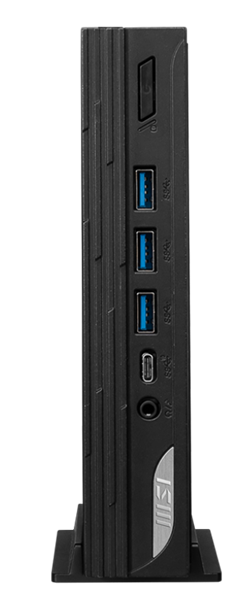 Неттоп MSI Pro DP10 12M Mini, Intel Core i3 1215U 1.2 ГГц, 8Gb RAM, 512Gb SSD, Intel UHD Graphics 730, Wi-Fi, BT, без ОС, черный (9S6-B0A621-201)