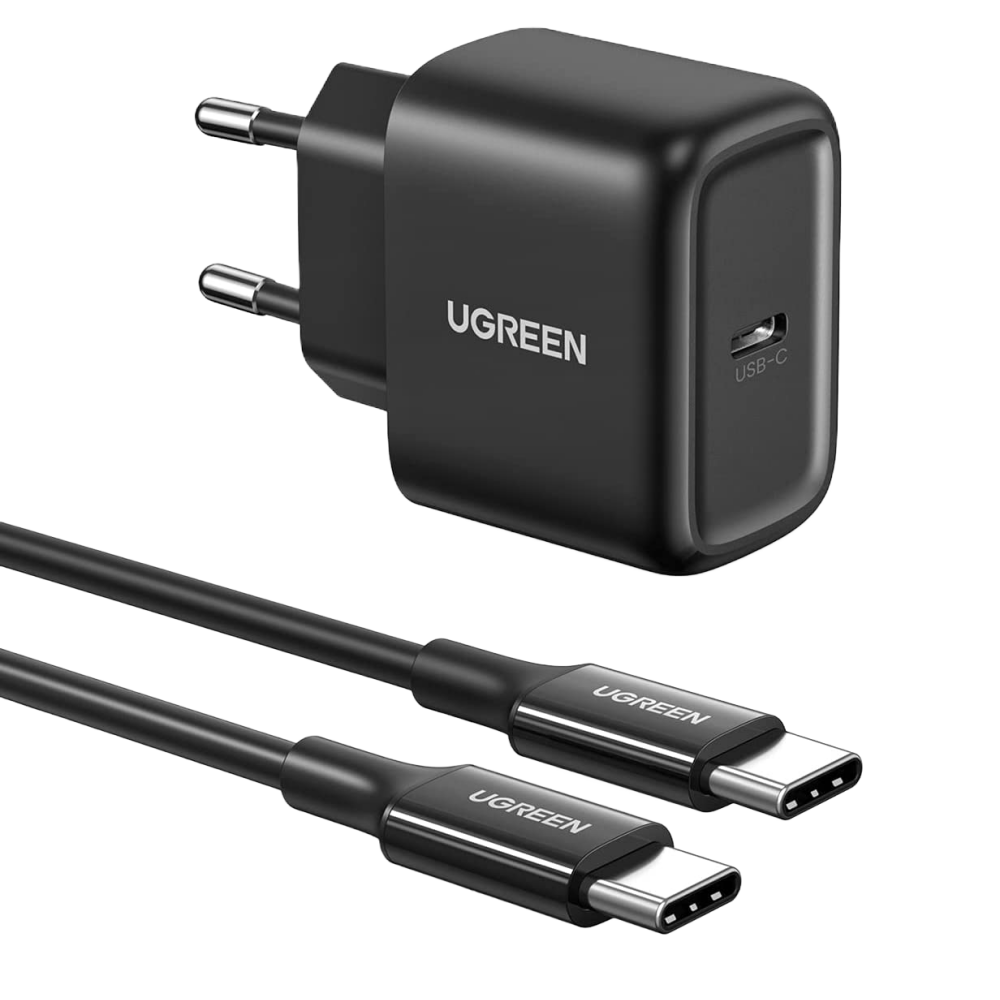 Сетевое зарядное устройство UGREEN CD250 25 Вт, EU, USB type-C, Quick Charge, PD, черный (50581_)