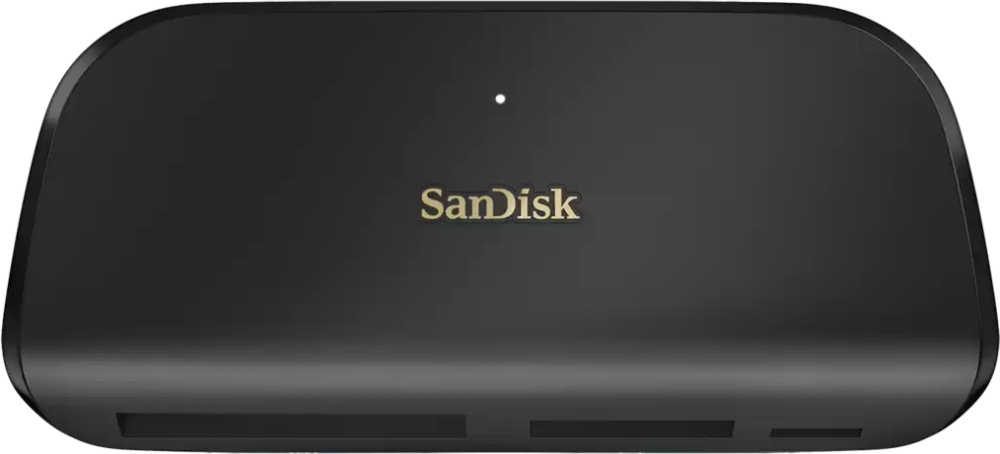 Считыватели карт памяти Картридер внешний Sandisk Extreme Pro, Compact Flash (CF), SD, microSD, USB 3.0, черный (SDDR-A631-GNGNN)