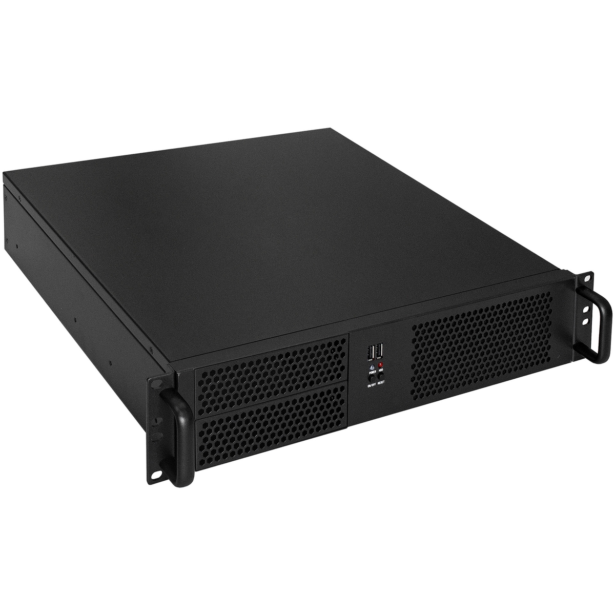   E2E4 Корпус Exegate Pro 2U390-04, mATX, 2U RM, 1x500 Вт, черный (EX264958RUS)