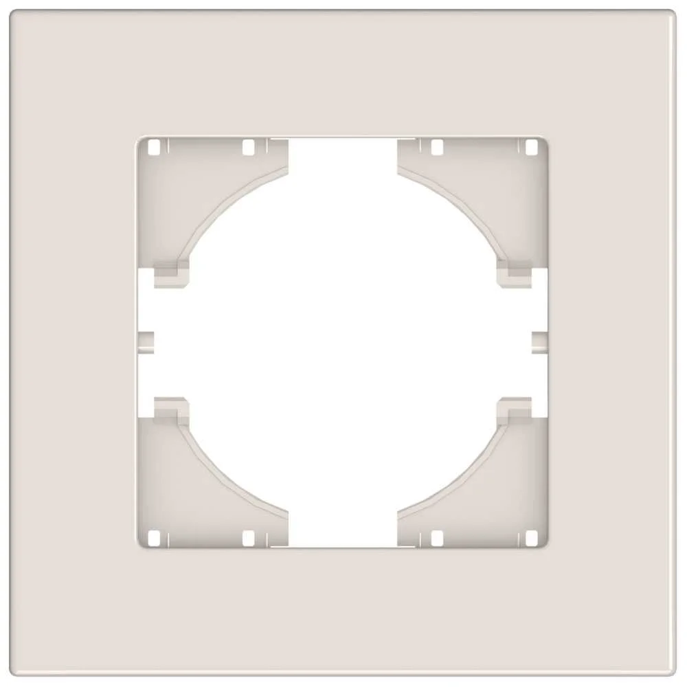 Рамка GUSI ELECTRIC City, горизонтальная, 1-пост, бежевый (С1111-003)