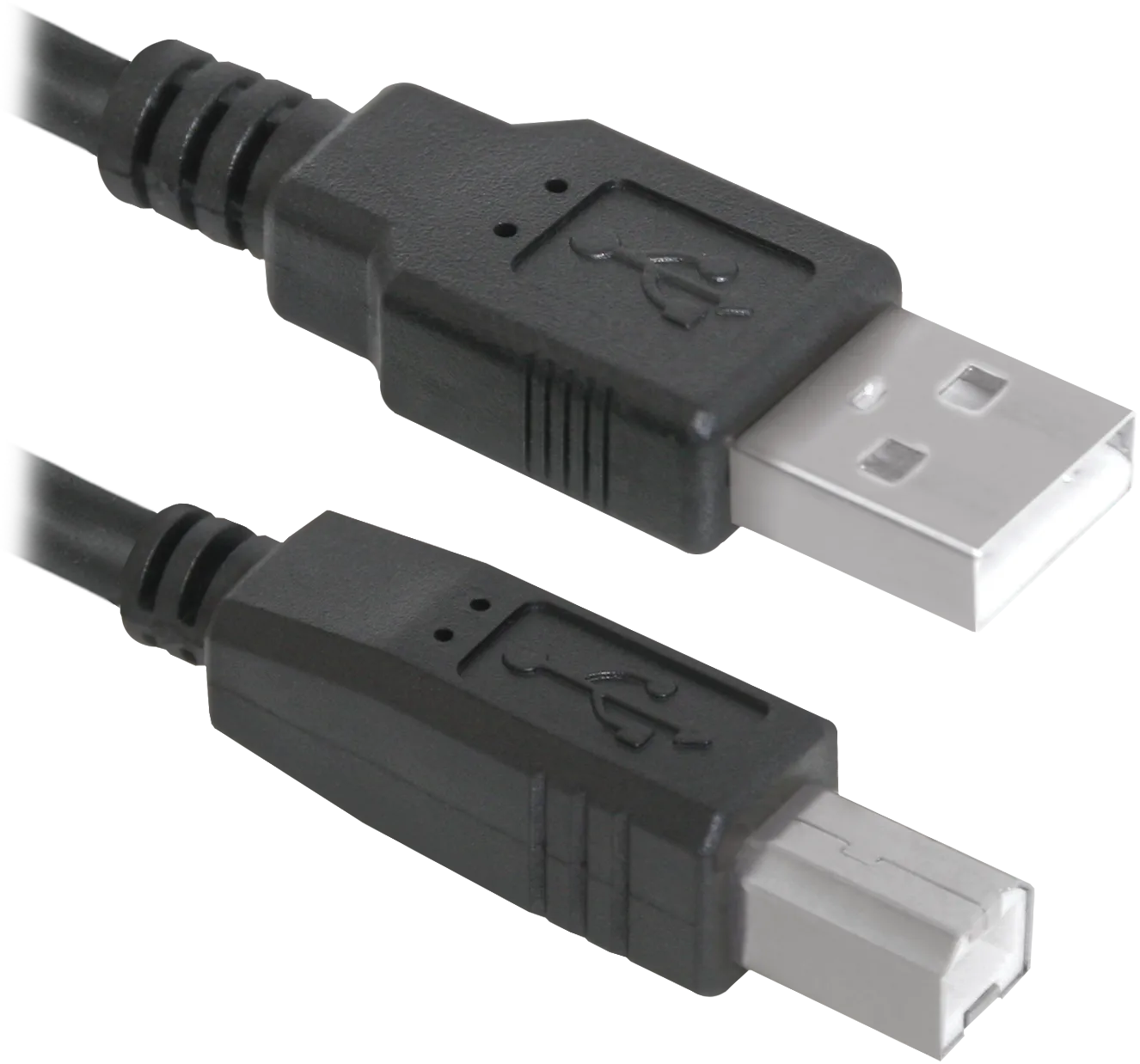 Кабель USB(Am)-USB(Bm), 1.8 м, черный, Defender USB04-06 (83763)