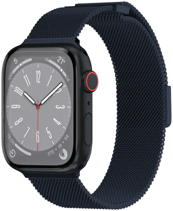 Ремешок SwitchEasy Mesh Stainless Steel Watch Loop для Apple Watch, 42-49 мм, нержавеющая сталь, черный (SAW459032MG23)