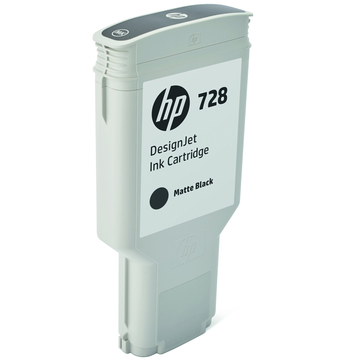 Картридж струйный HP 728 (F9J68A), черный, оригинальный, объем 300мл, для HP DesignJet T730 / T830