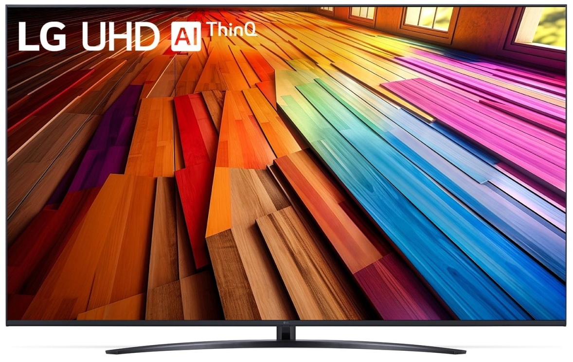 Телевизор 75 LG 75UT81006LA, 3840x2160, DVB-T /T2 /C, HDMIx3, USBx2, WiFi, Smart TV, черный (75UT81006LA.ARUB)