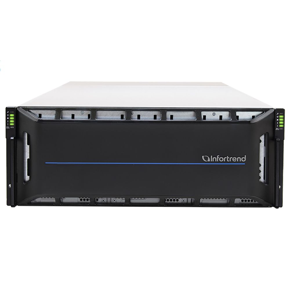 Система хранения Infortrend EonStor CS 2060D-J, 60x3.5 SATA/SAS, 4хSAS 12Gb/s, 1x1.6 кВт, 4U (CS2060D00000J-8U32)