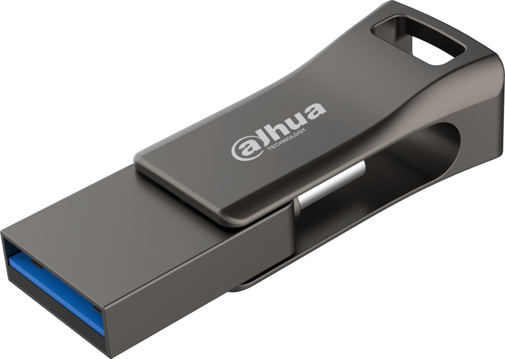 Флешка 128Gb USB 3.2 Gen 1 (USB-A + USB Type-C) Dahua DHI-USB-P639-32-128GB, серый (DHI-USB-P639-32-128GB)