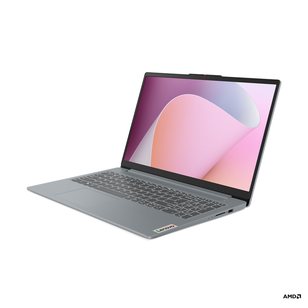 Ноутбук Lenovo IdeaPad Slim 3 15ABR8 15.6 IPS 1920x1080, AMD Ryzen 3 7330U 2.3 ГГц, 8Gb RAM, 256Gb SSD, без OC, серый (82XM00AJRK)