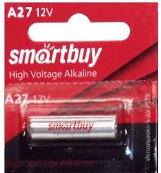 Элементы питания Батарея Smartbuy SBBA-27A5B, 27A, 12V, 1шт