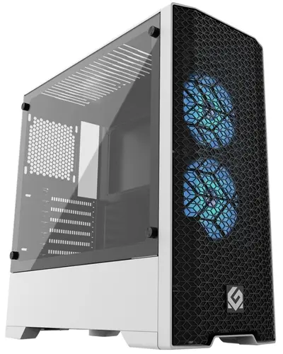 Корпус MagniumGear NEO Air, ATX, Midi-Tower, 2xUSB 3.0, RGB подсветка, белый, без БП (MG-NE520A_DBW02_RU)