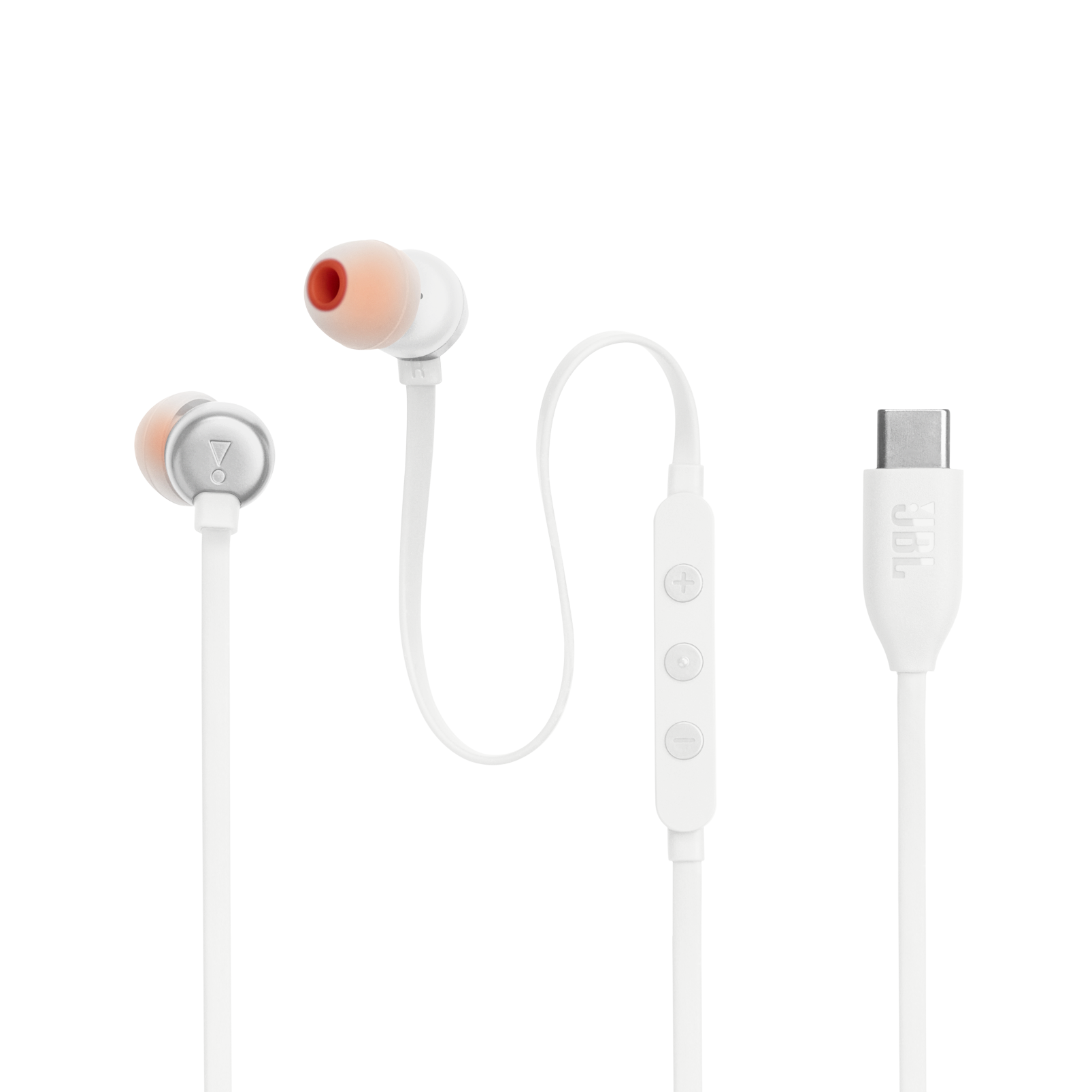   E2E4 Проводные наушники JBL Tune 310, USB Type-C, серебристый (JBLT310CWHT)