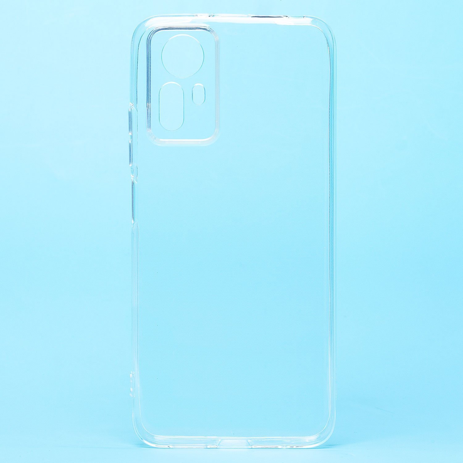 Чехол-накладка Activ Puffy 0.9мм для смартфона Xiaomi Redmi Note 12S, силикон, черный/прозрачный (230645)