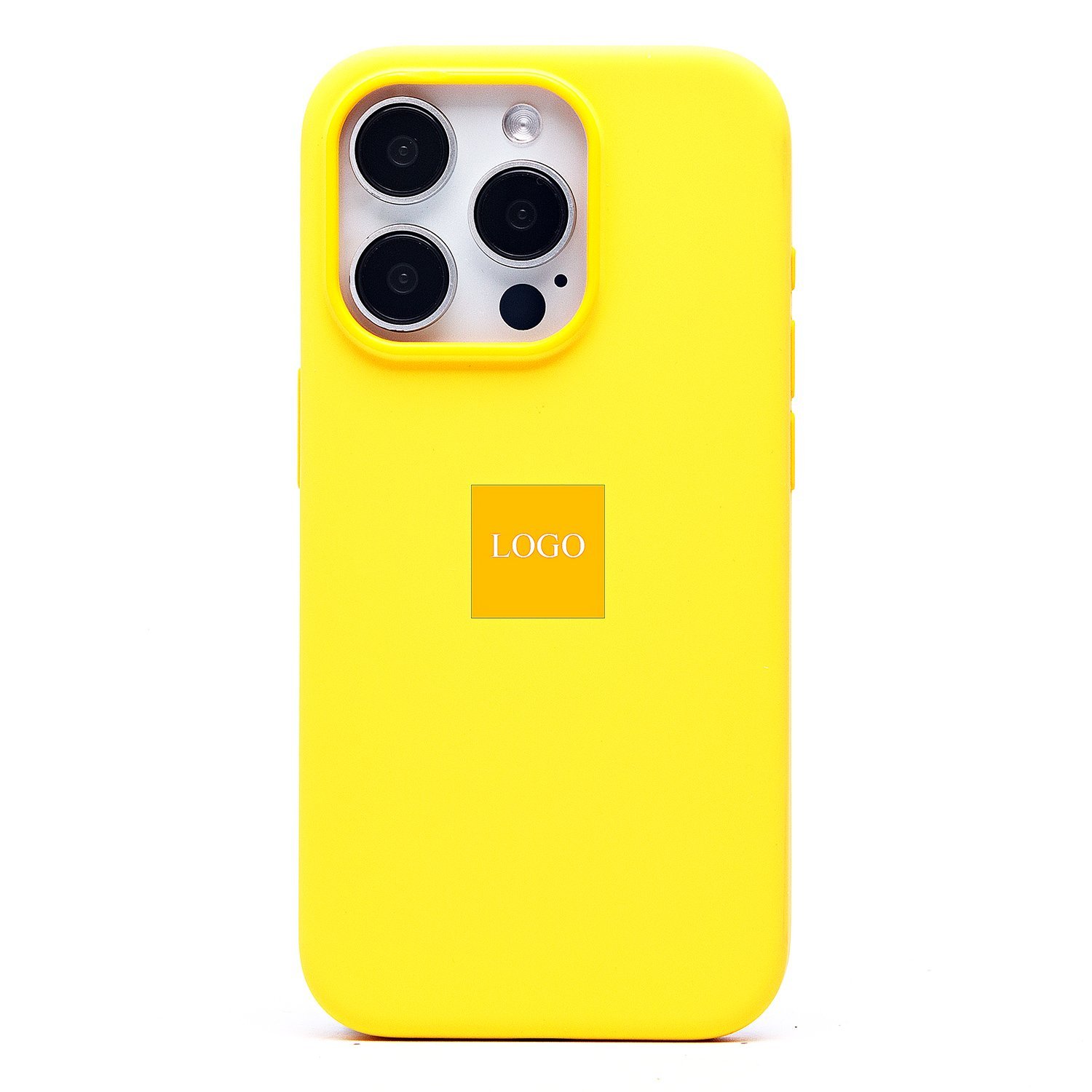 Чехол-накладка ORG Silicone Case SafeMag с анимацией для смартфона Apple iPhone 15 Pro, силикон, солнечный (230176)