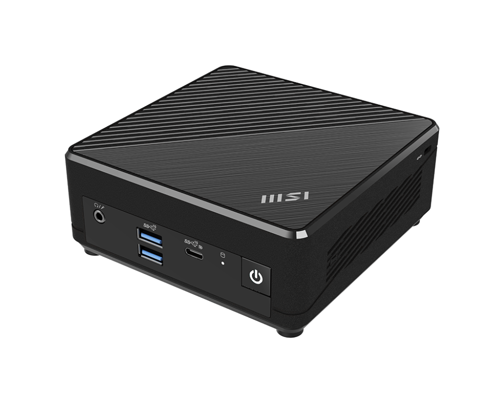 Неттоп MSI Cubi N ADL, Intel N200 3.7 ГГц, 4Gb RAM, 128Gb SSD, Wi-Fi, BT, W11Pro, черный (9S6-B0A911-211)