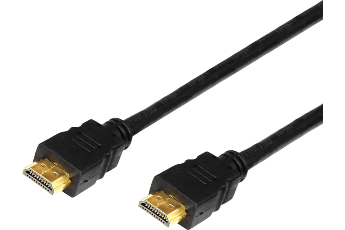 Кабель HDMI(19M)-HDMI(19M) v1.4 4K, ферритовый фильтр, 15 м, черный REXANT (17-6209)