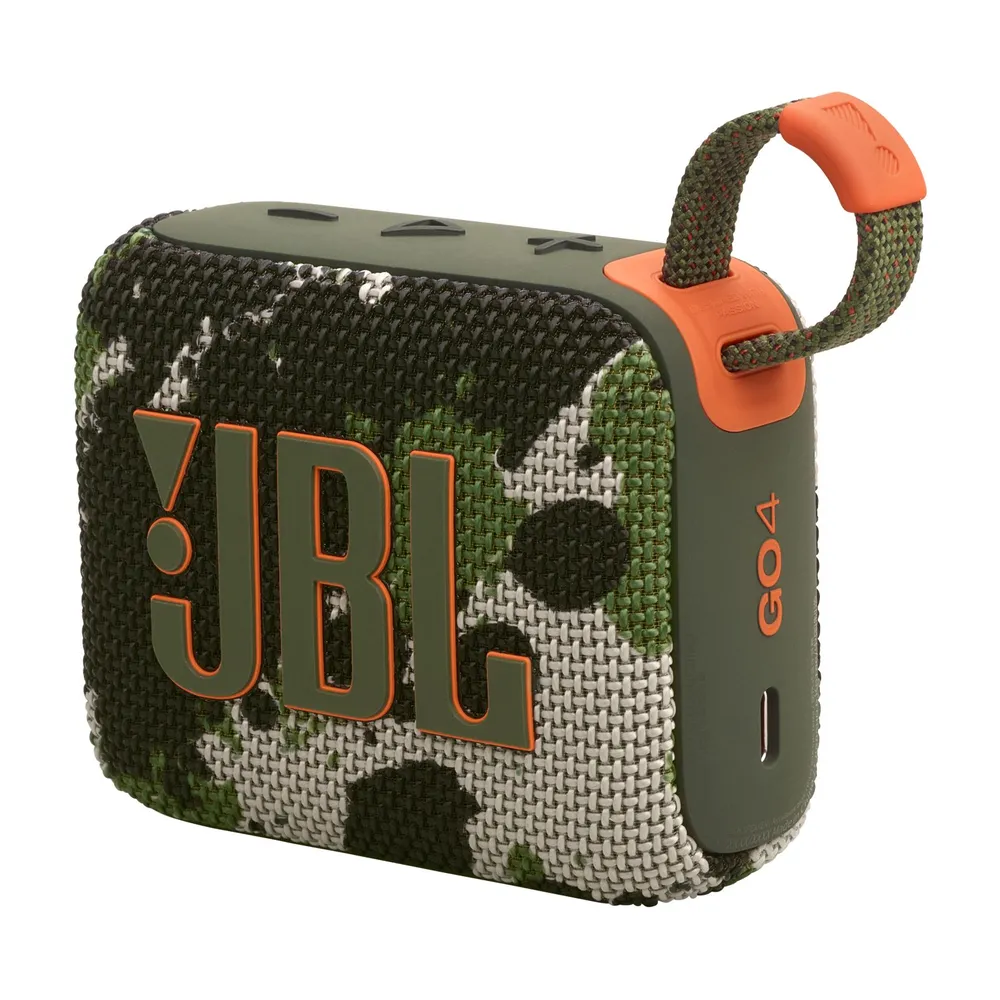 Портативная акустика JBL GO 4, 4 Вт, Bluetooth, камуфляж (JBLGO4SQUAD)