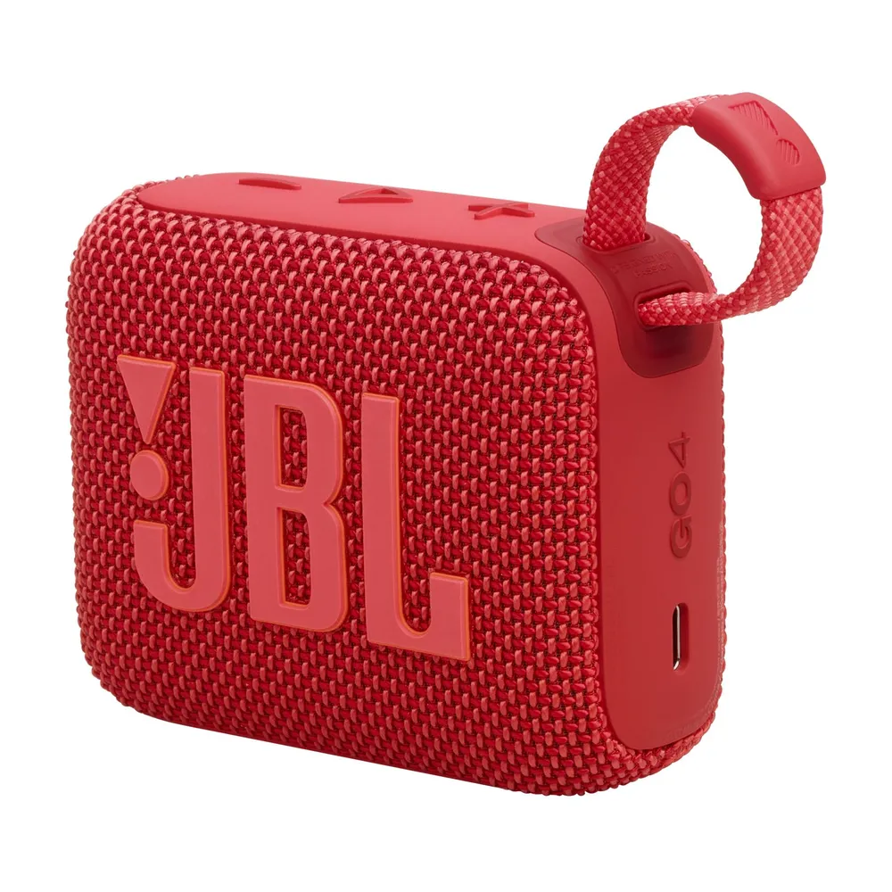 Портативная акустика JBL GO 4, 4 Вт, Bluetooth, красный (JBLGO4RED)