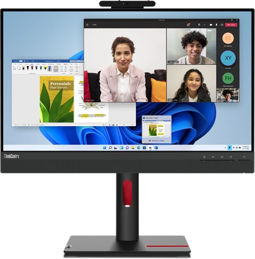 Монитор 23.8 Lenovo ThinkVision Tiny-In-One 24 Gen 5 IPS, 1920x1080 (16:9), 250кд/м2, 4 мс, 178°/178°, VGA, HDMI, DisplayPort, USB-Hub, веб-камера, черный (12NAGAT1UK_RU)