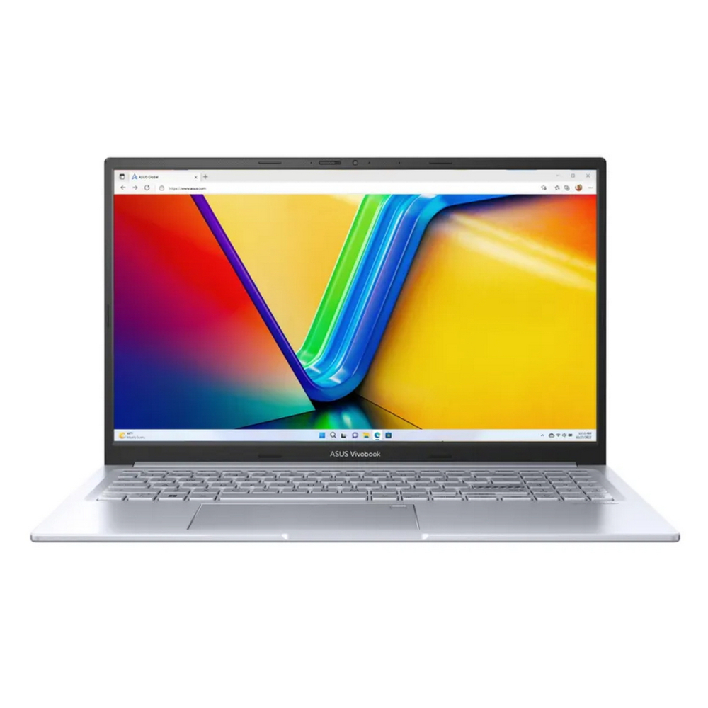 Дом и офис Ноутбук ASUS VivoBook 15X K3504VA-MA556 15.6 OLED 2880x1620, Intel Core i7 1355U 1.7 ГГц, 16Gb RAM, 1Tb SSD, без OC, серебристый (90NB10A2-M00NH0)