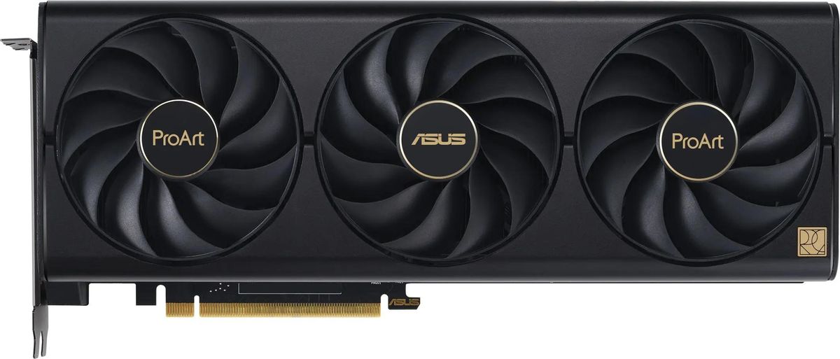 Видеокарта ASUS NVIDIA GeForce RTX 4070Ti SUPER PROART-RTX4070TIS-O16G, 16Gb GDDR6X, 256 бит, PCI-E, HDMI, 3DP, Retail (90YV0KJ0-M0NA00 )