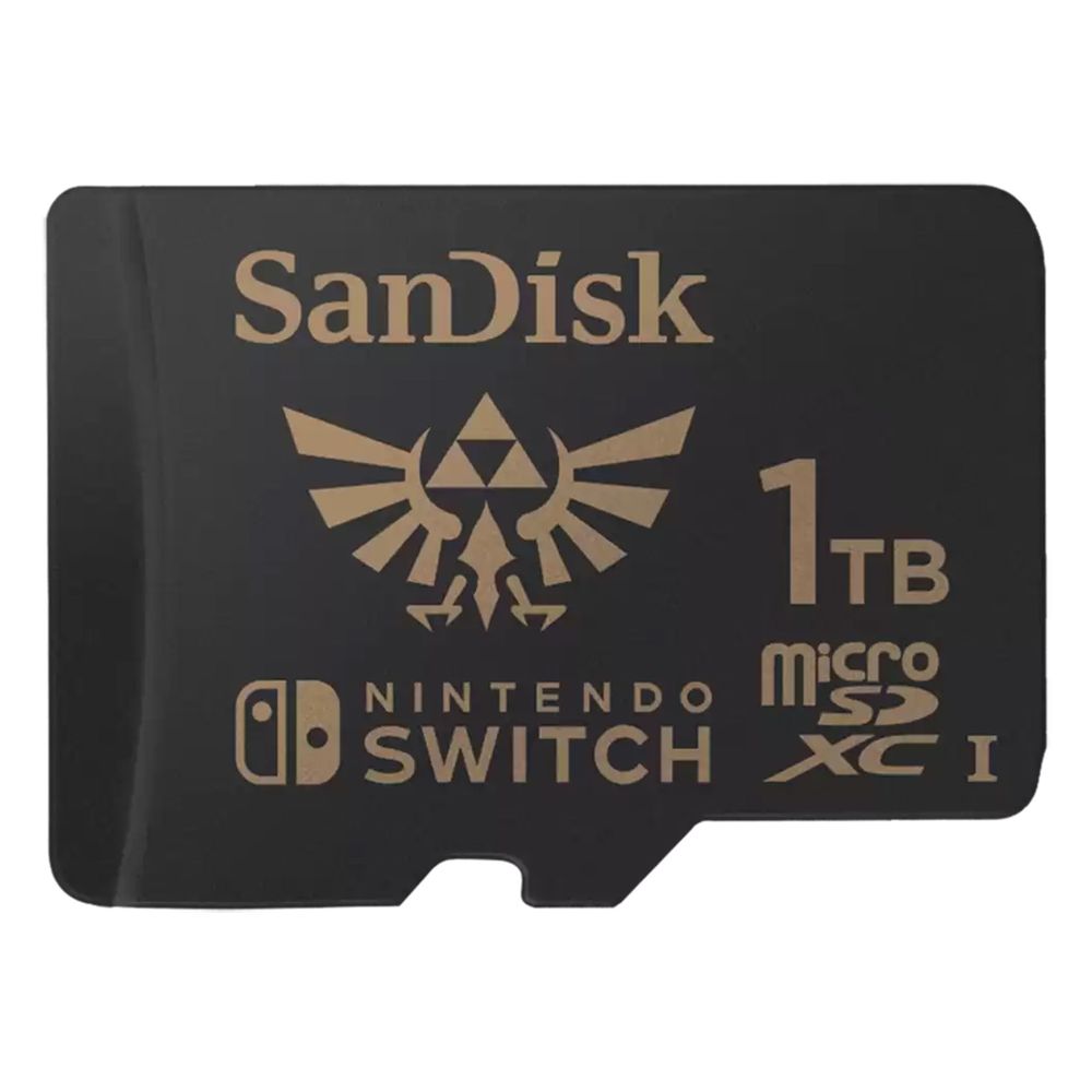 Карта памяти 1000Gb microSDXC Sandisk Nintendo Switch Class 10 UHS-I V30 A1 (SDSQXAO-1T00-GN6ZN)