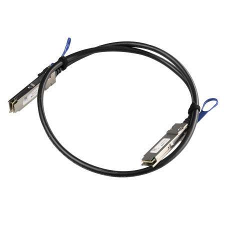Кабель DAC Mikrotik, QSFP28-QSFP28, 100 Гбит/с, 1 м, черный (XQ+DA0001)