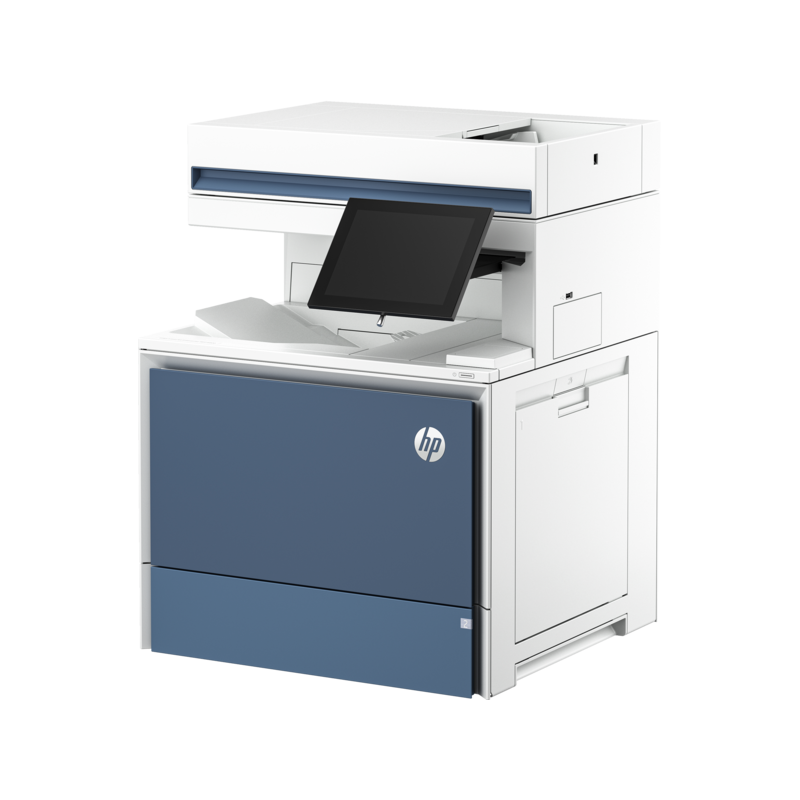 МФУ лазерный HP Color LaserJet Enterprise MFP 6800dn, A4, цветной, 52 стр/мин (A4 ч/б), 52 стр/мин (A4 цв.), 1200x1200 dpi, дуплекс, ДАПД-100 листов, сетевой, USB, белый/синий, требуется запуск через АСЦ (6QN35A)