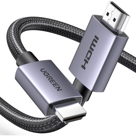 Кабель HDMI(19M)-HDMI(19M) v2.0 4K, экранированный, 3 м, серый UGREEN HD153 (25300)