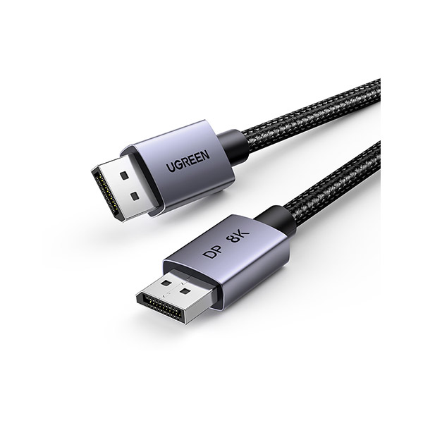 Кабель DisplayPort (19M)-DisplayPort (19M) v1.4 4K/8K, экранированный, 3 м, серый UGREEN DP120 (25906)