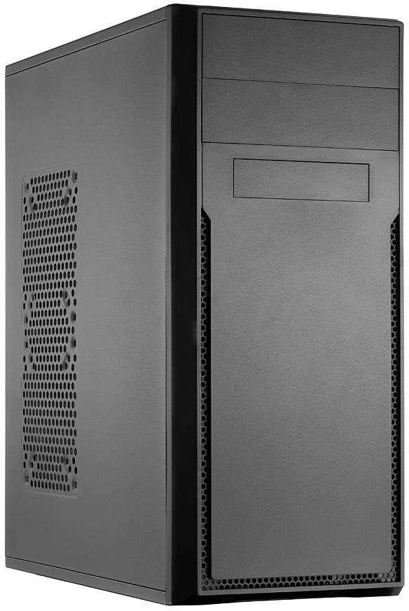 Корпус Foxline FL-302, ATX, Midi-Tower, 2xUSB 3.0, черный, 450 Вт (FL-302-FZ450-U32)