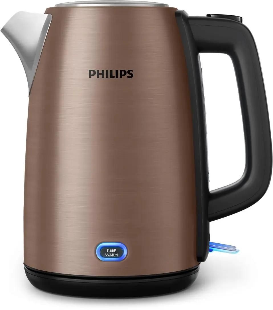 Чайник PHILIPS HD9355 / 92 1.7л. 1.74 кВт, нержавеющая сталь/пластик, медный ( HD9355 / 92)