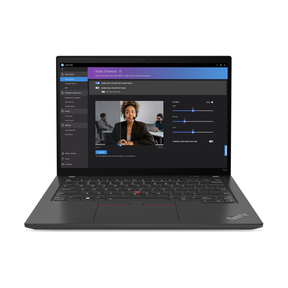Работа и бизнес  E2E4 Ноутбук Lenovo ThinkPad T14 G4 14 IPS 1920x1200, Intel Core i5 1335U 1.3 ГГц, 16Gb RAM, 512Gb SSD, без OC, черный (21HD003JGP)