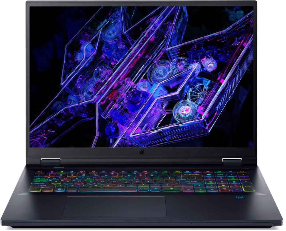 Ноутбук Acer Predator Helios PH18-72-94QH 18 IPS 2560x1600, Intel Core i9 14900HX 1.6 ГГц, 64Gb RAM, 3.91Тб SSD, NVIDIA GeForce RTX 4090-16Gb, W11, черный (NH.QP4CD.001)