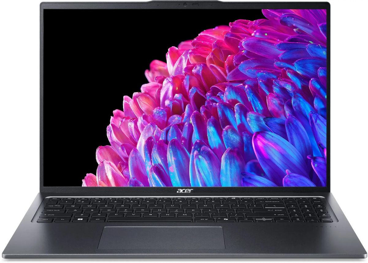 Ноутбук Acer Swift Go 16 SFG16-72-709R 16 OLED 3200x2000, Intel Core Ultra 7 155H 1.4 ГГц, 16Gb RAM, 1Tb SSD, W11, металлический (NX.KSHCD.002)