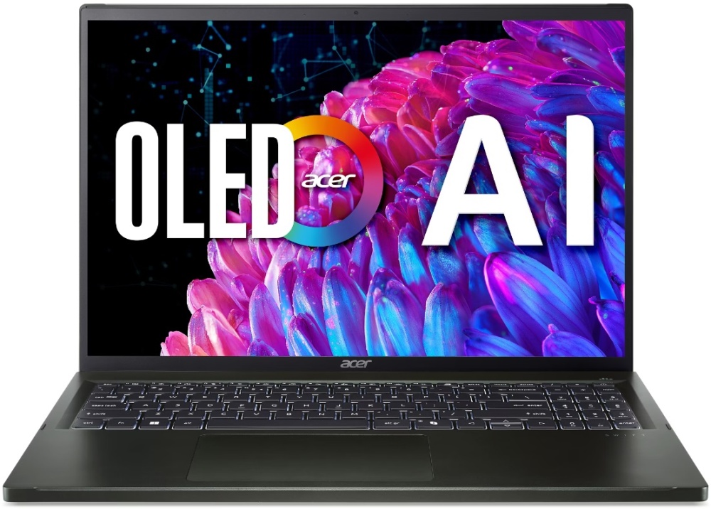 Ноутбук Acer Swift Edge 16 SFE16-44-R2RD 16 OLED 3200x2000, AMD Ryzen 7 8840U 3.3 ГГц, 16Gb RAM, 1Tb SSD, W11, черный (NX.KTDCD.002)