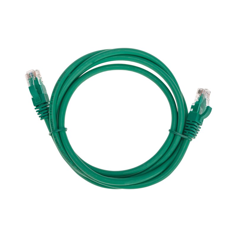 Патч-корд UTP кат.6, 1.5 м, RJ45-RJ45, зеленый, CU, LSZH, REXANT (02-0296-05)