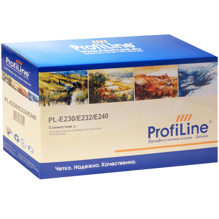 Картридж ProfiLine PL-E230/E232/E240 для Lexmark E230/E232/E234/E238/E240/E330/E332/E340/E342/X340/X342/X203/X204 (2500стр)