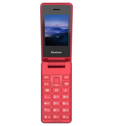 Мобильный телефон Philips Xenium X600, 2.8 320x240 TFT, MediaTek MTK6261D, 32Mb RAM, 32Mb, BT, 1xCam, 2-Sim, 1000 мА·ч, USB Type-C, красный (CTX600RD/00)