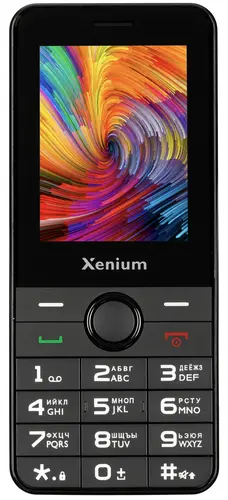 Мобильный телефон Philips Xenium X240, 2.4 320x240 TFT, BT, 1xCam, 2-Sim, 1700 мА·ч, USB Type-C, черный (CTX240BK/00)