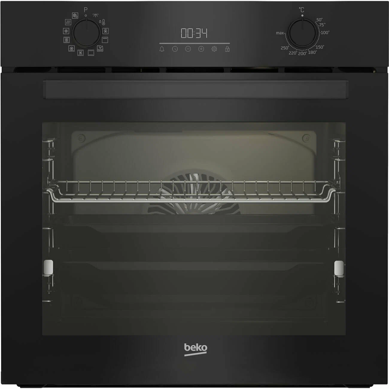 Духовой шкаф электрический Beko b300 BBIR13301BC, черный (7768288344)