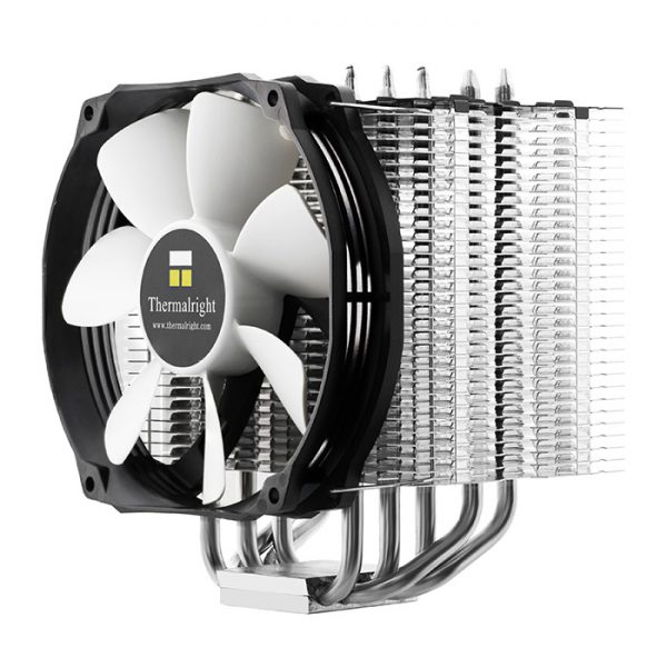 Кулер для процессора Thermalright Macho 120 SBM для Socket 775/115x/1200/1356/1366/1700/1851/2011/2011-3/2066/AM2/AM2+/AM3/AM3+/FM1/AM4, 120 мм, 1300rpm, 33 дБА, 4-pin PWM, Al (Macho 120 SBM_1700)