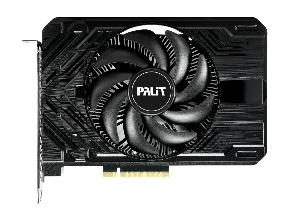 Видеокарта Palit NVIDIA GeForce RTX 4060 StormX, 8Gb GDDR6, 128 бит, PCI-E, HDMI, 3DP, Retail (NE64060019P1-1070F)