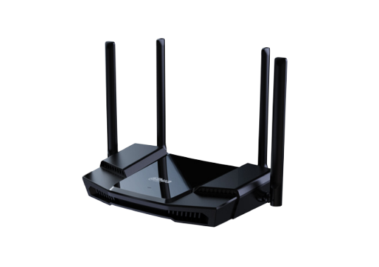 Wi-Fi роутер Dahua AX18, 802.11a/b/g/n/ac/ax, 2.4 / 5 ГГц, до 1.78 Гбит/с, LAN 3x1 Гбит/с, WAN 1x1 Гбит/с, внешних антенн: 4x5 дБи (DH-AX18)